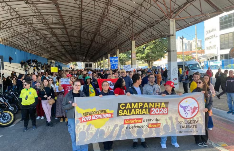 Greve dos servidores de Taubaté entra na segunda semana com impacto em escolas e postos de saúde