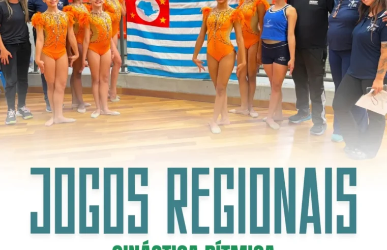 Ginástica Rítmica de Cruzeiro conquista três medalhas e fica em 3º lugar nos Jogos Regionais
