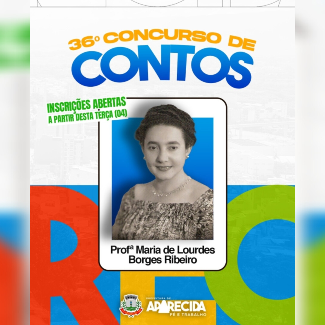 Prefeitura de Aparecida abre inscrições para o 36° concurso de contos 