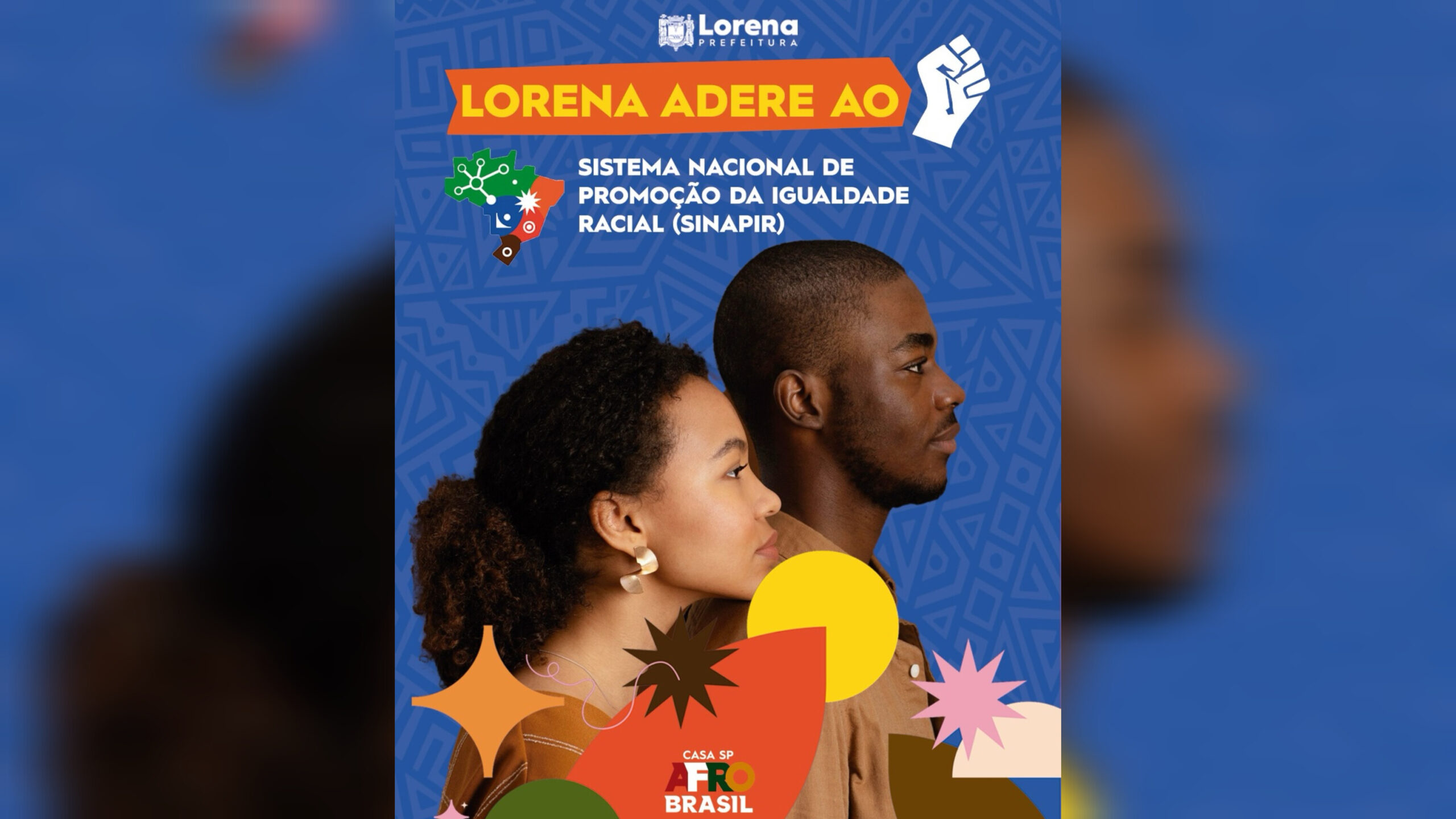 Lorena adere ao Sistema Nacional de Promoção da Igualdade Racial