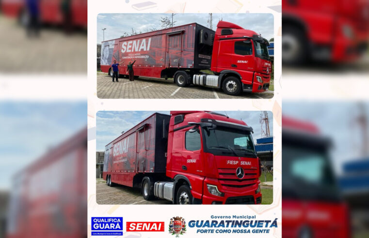 Carreta do SENAI chega a Guaratinguetá para curso de qualificação profissional