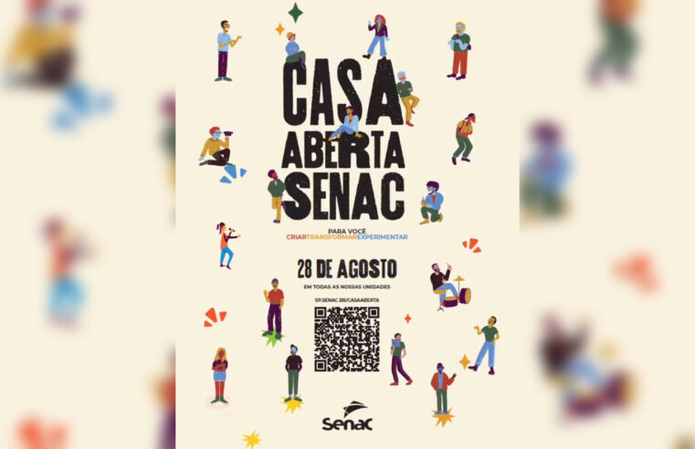 Casa Aberta Senac oferece 150 atividades gratuitas em unidades do Vale do Paraíba nesta sexta-feira