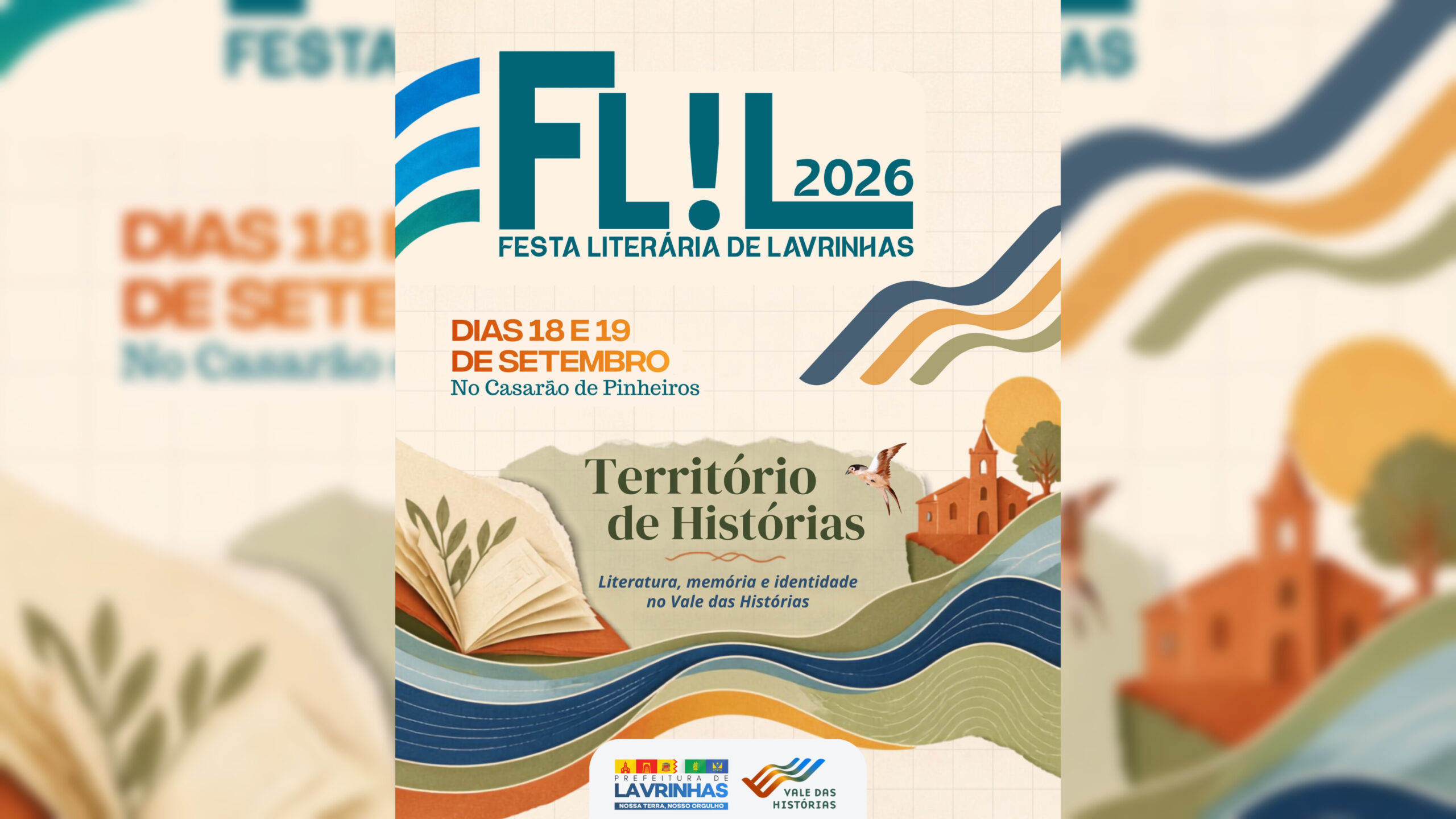 Festa Literária de Lavrinhas 2026 celebra literatura, memória e identidade no Vale das Histórias