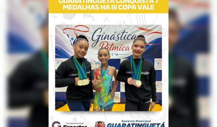 Guaratinguetá celebra bons resultados na Ginástica Rítmica e disputa Liga Metropolitana