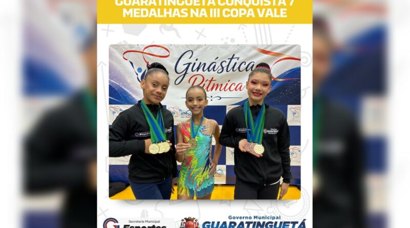 Guaratinguetá celebra bons resultados na Ginástica Rítmica e disputa Liga Metropolitana