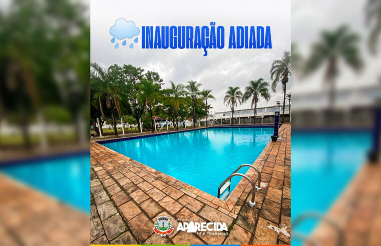 Prefeitura de Aparecida adia reinauguração da piscina da EPEC Vila Mariana