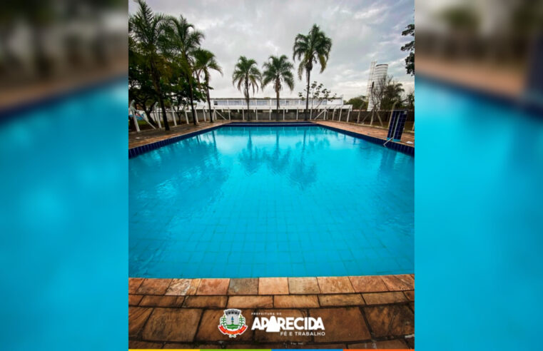 Aparecida reinaugura piscina do Clube da Cidade nesta quarta-feira