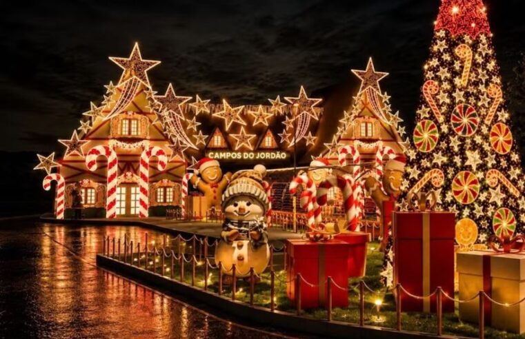Natal de Campos do Jordão 2026 começa em outubro com atrações gratuitas