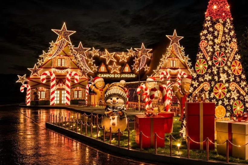 Natal de Campos do Jordão 2026 começa em outubro com atrações gratuitas